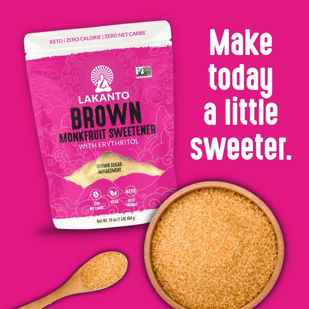 Brown Monkfruit and Erythritol Sweetener - Brown Sugar Replacement - Image 6