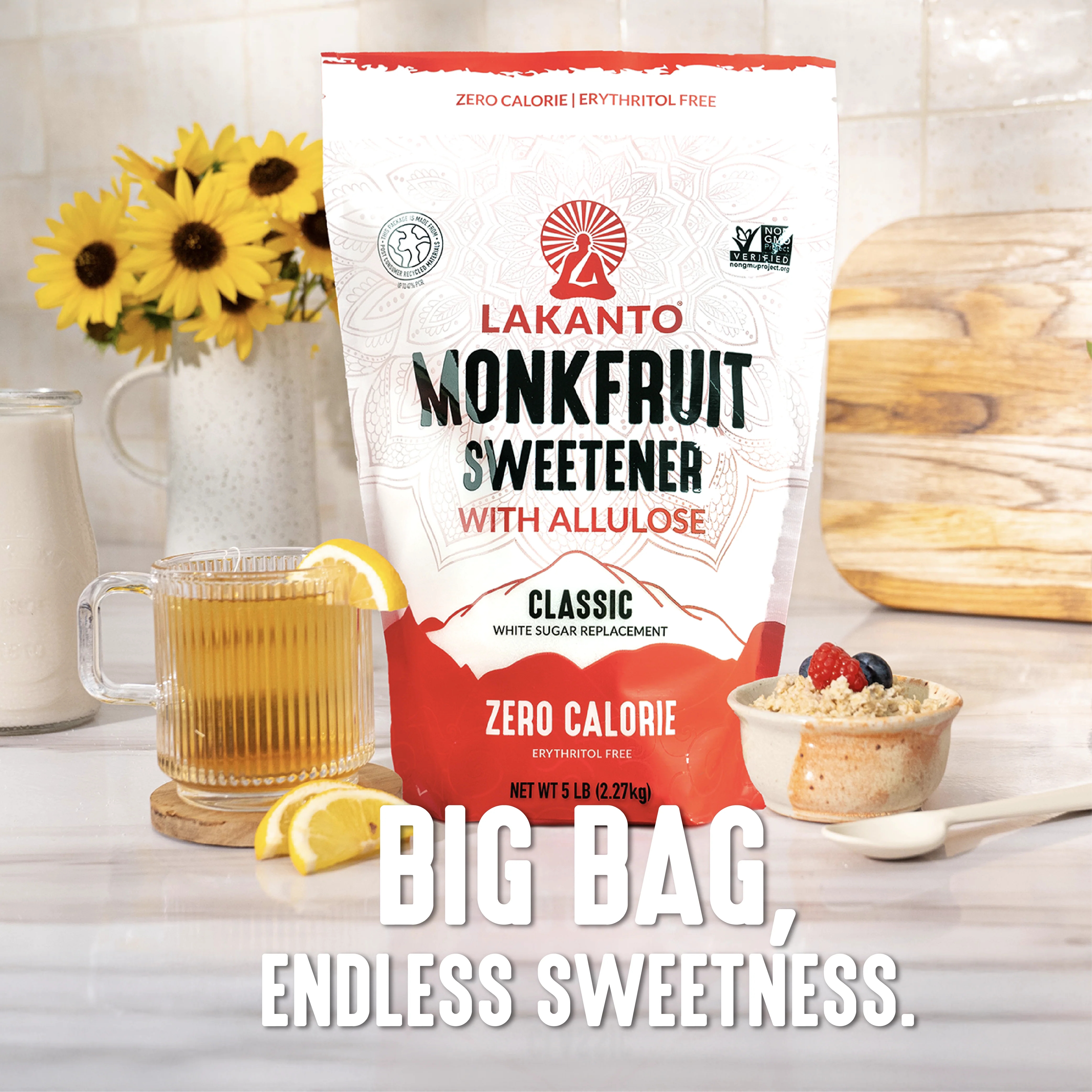 Classic Monkfruit Sweetener with Allulose - White Sugar Replacement - Image 5