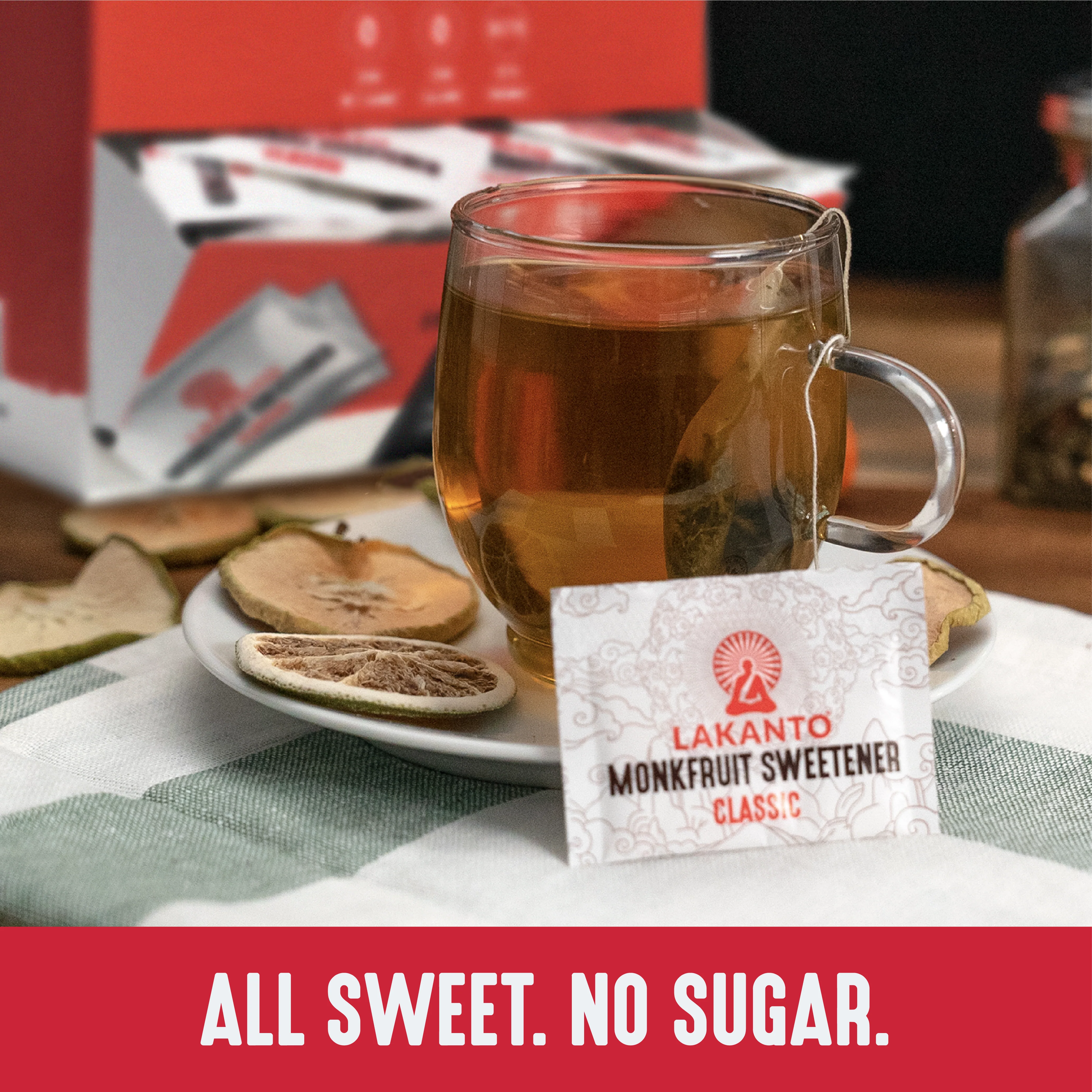 Classic Monkfruit and Erythritol 2:1 Sweetener Packets - White Sugar Replacement - Image 3
