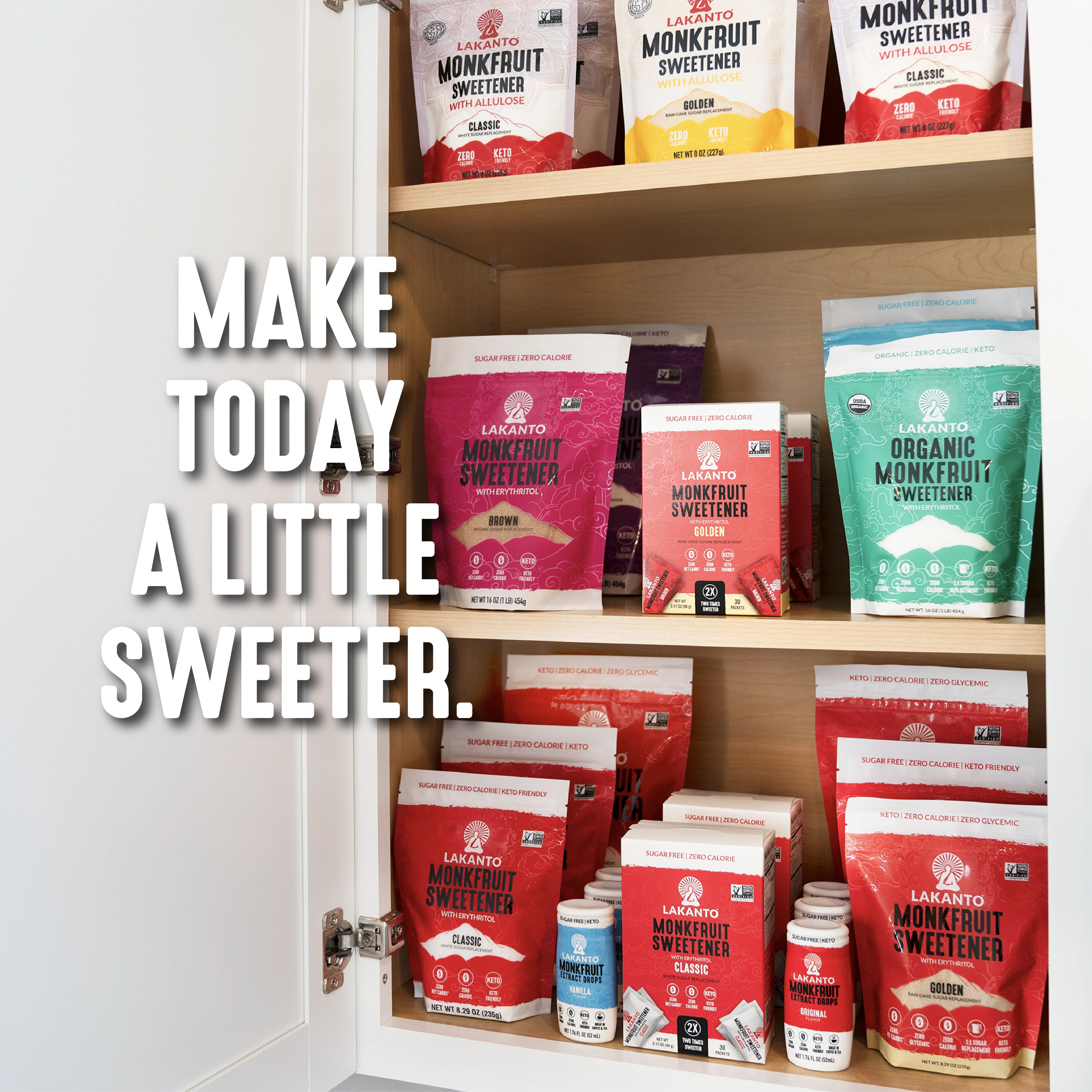 Classic Monkfruit and Erythritol 2:1 Sweetener Packets - White Sugar Replacement - Image 5