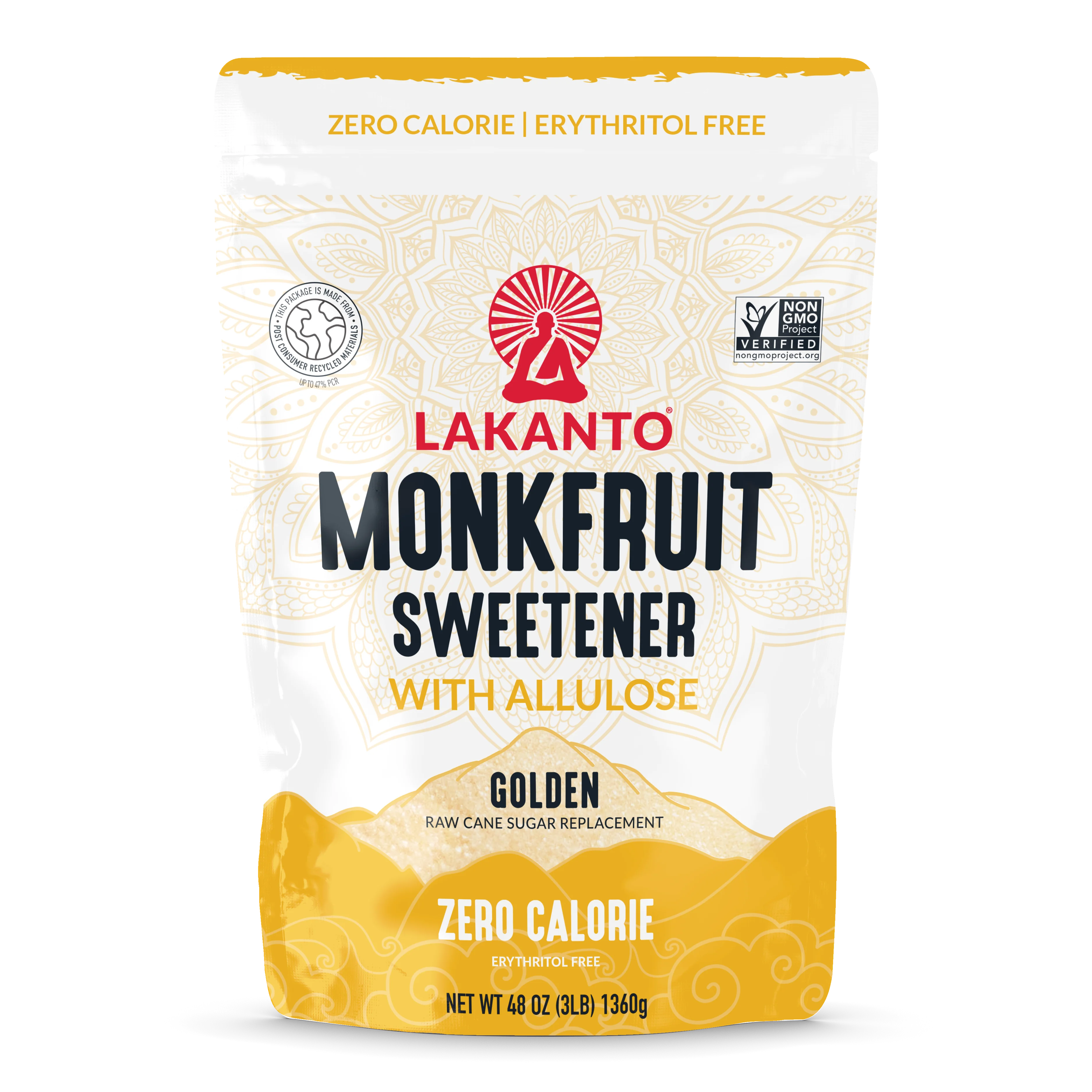 Golden Monkfruit Sweetener with Allulose - Raw Cane Sugar Replacement - Image 10