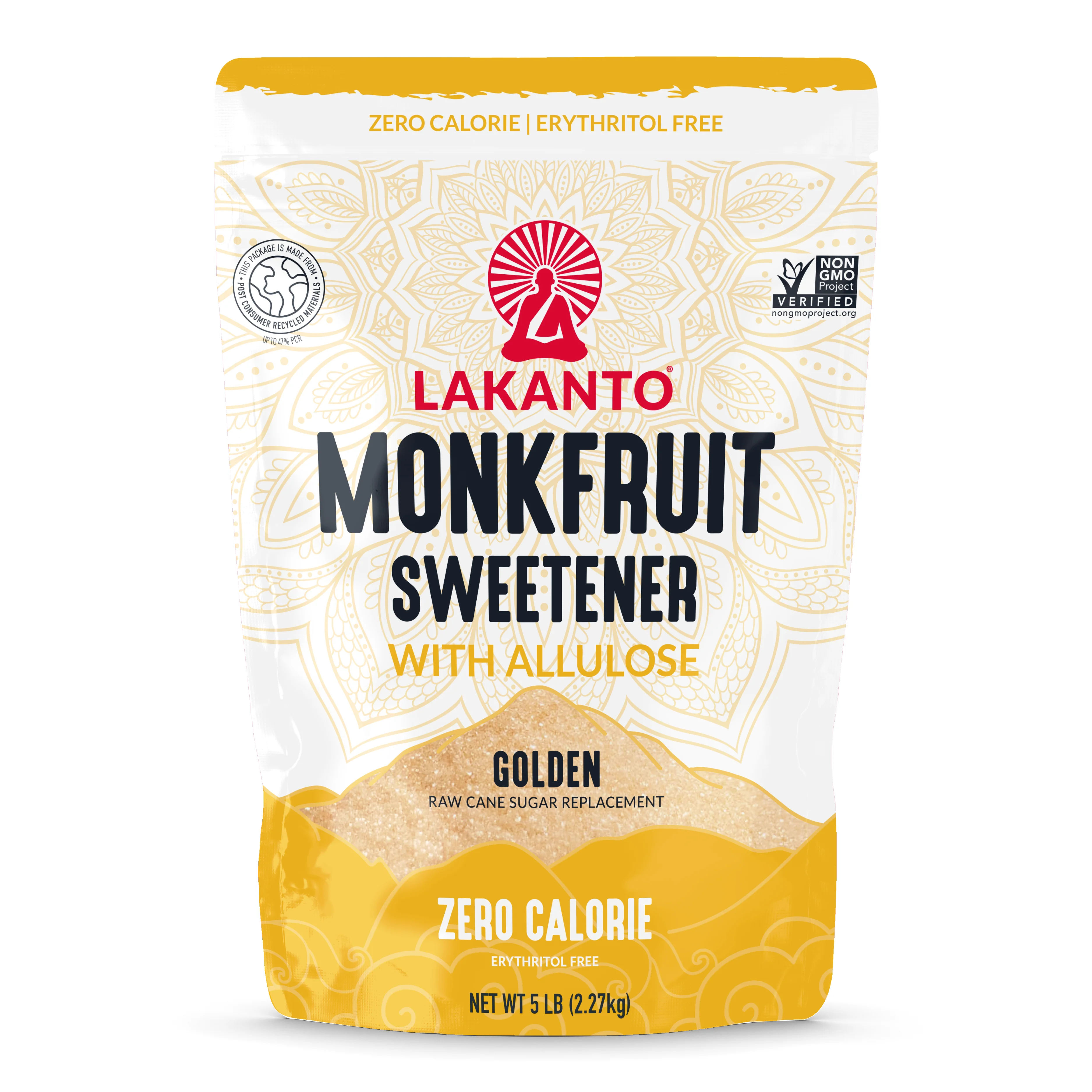 Golden Monkfruit Sweetener with Allulose - Raw Cane Sugar Replacement - Image 11