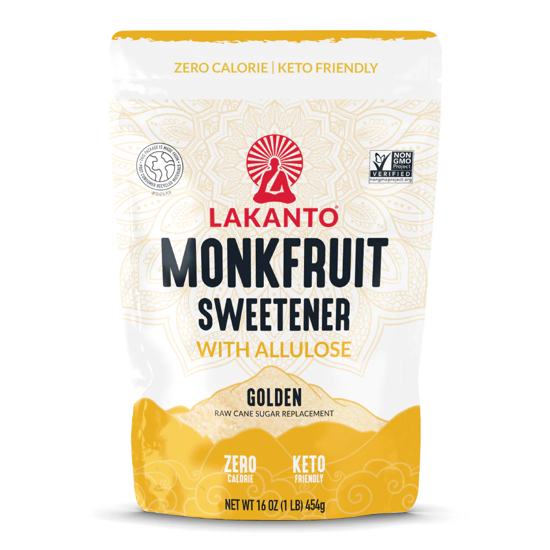 Golden Monkfruit Sweetener with Allulose - Raw Cane Sugar Replacement - Image 9