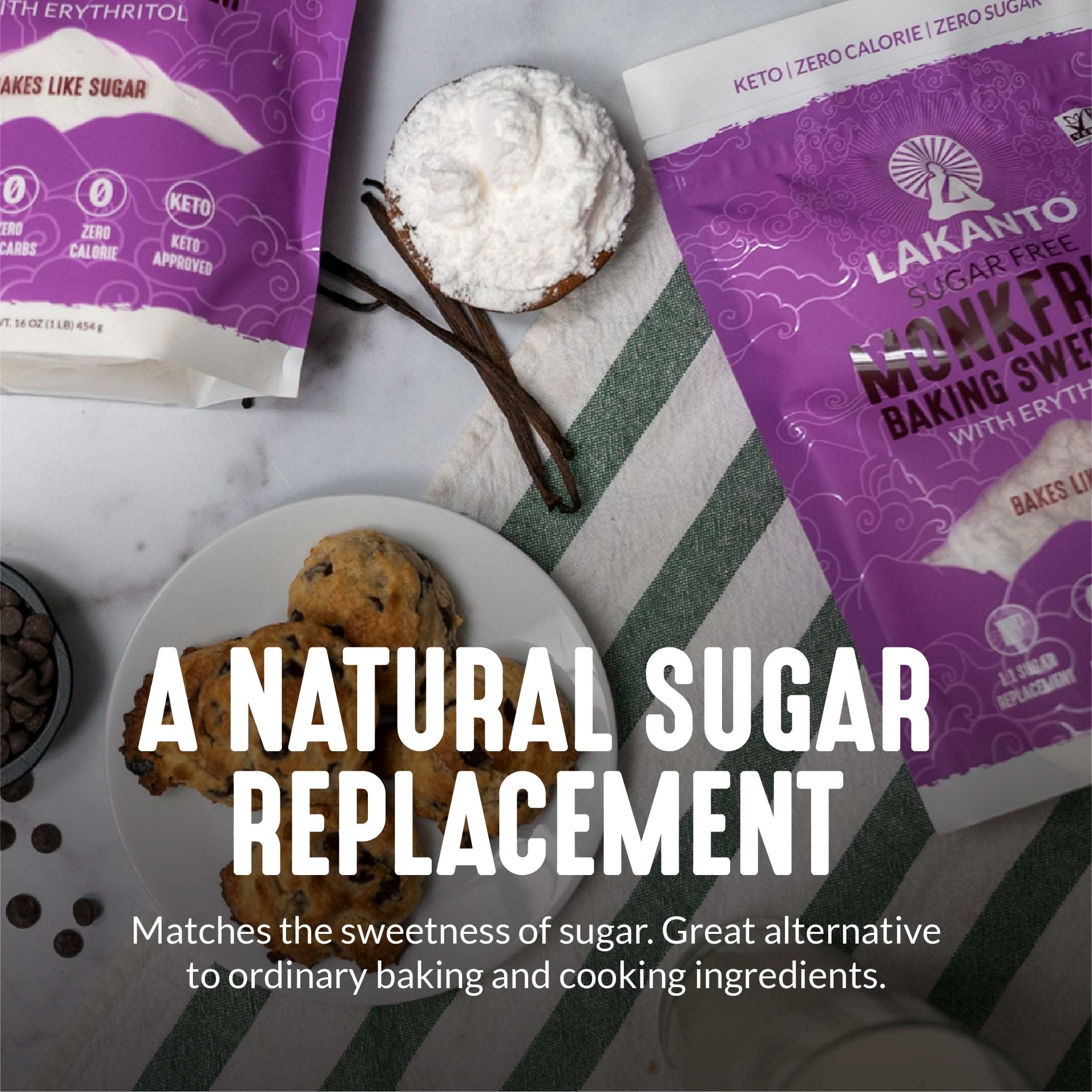 Baking Monkfruit and Erythritol Sweetener - Baking Sugar Replacement - Image 5