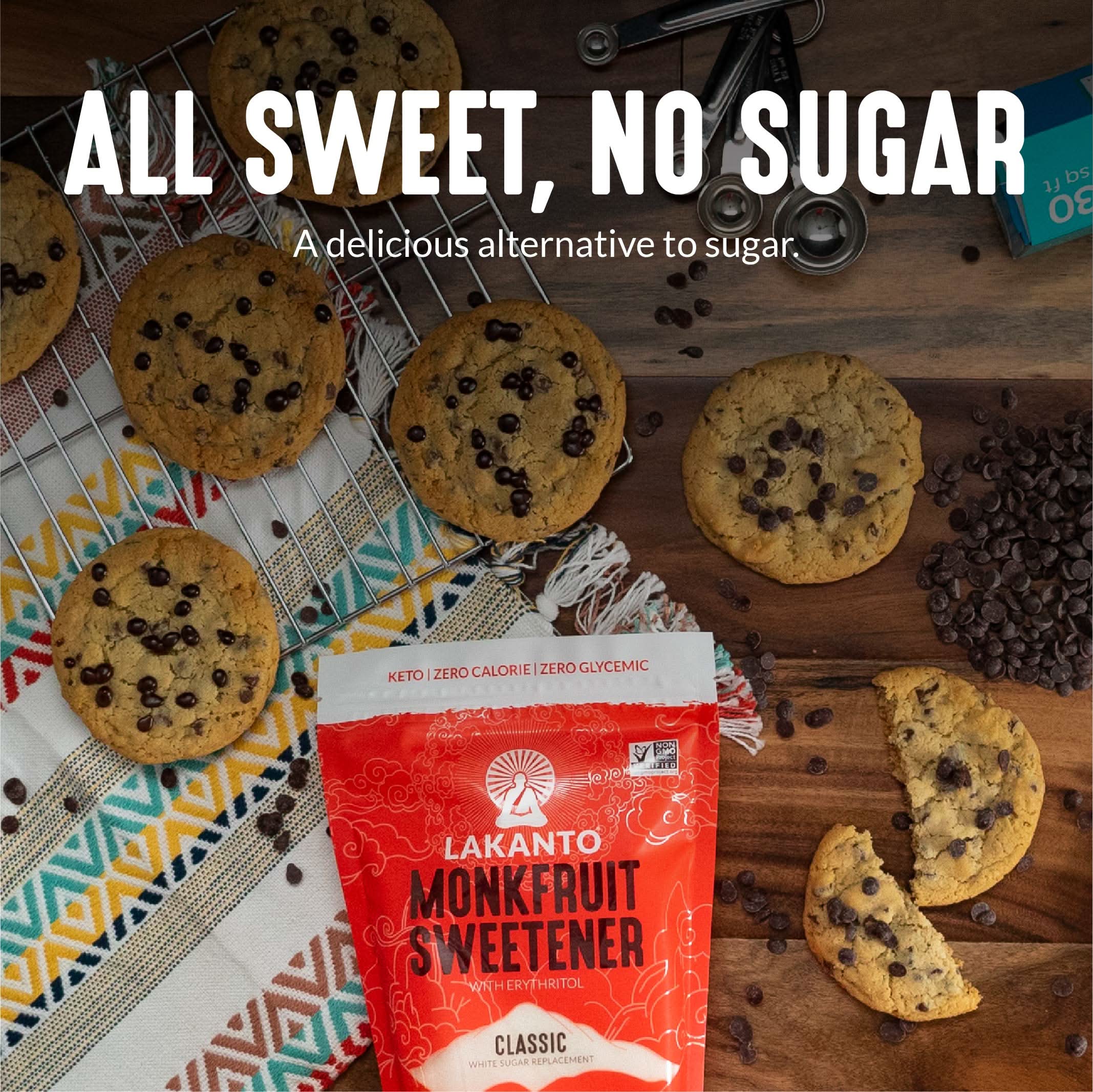 Classic Monkfruit and Erythritol Sweetener - White Sugar Replacement - Image 3