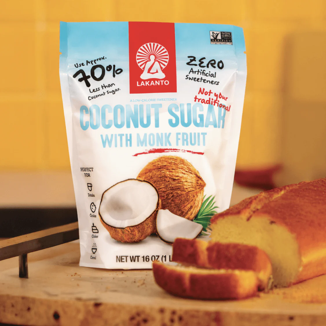 Coconut Sugar with Monk Fruit 16oz - Image 6