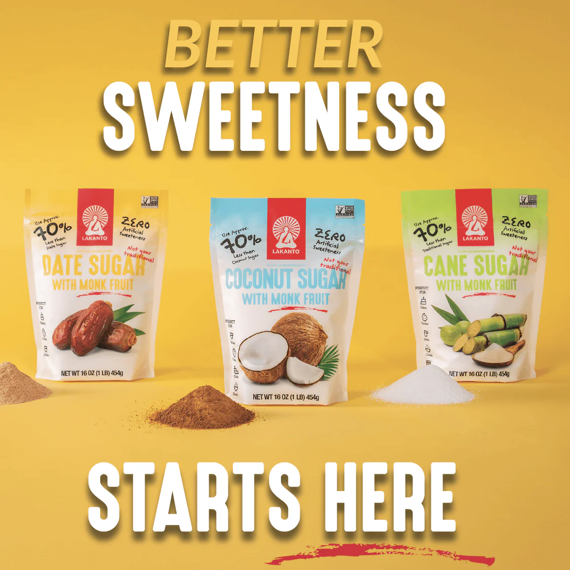 Date Sugar with Monk Fruit 16oz - Image 11