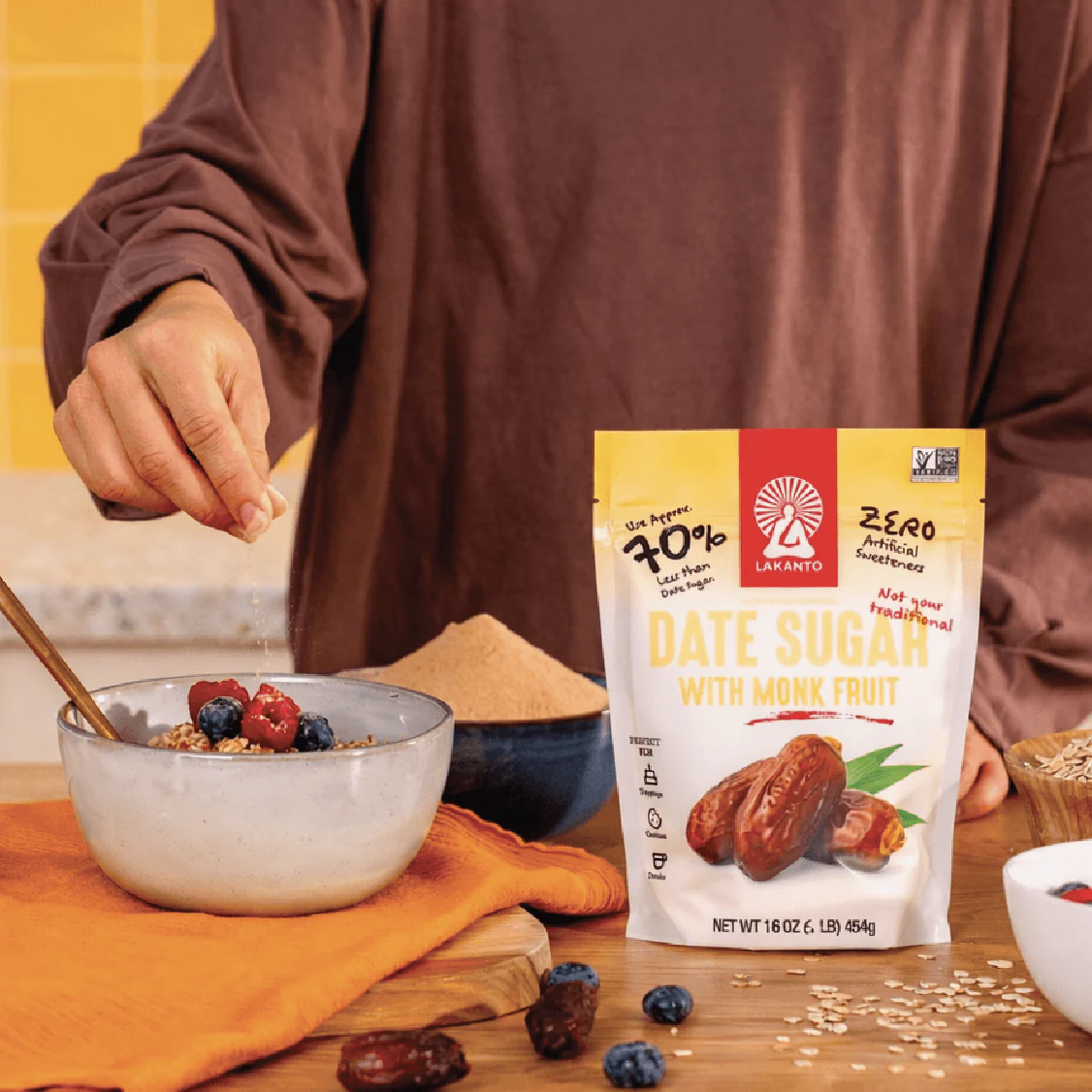 Date Sugar with Monk Fruit 16oz - Image 6