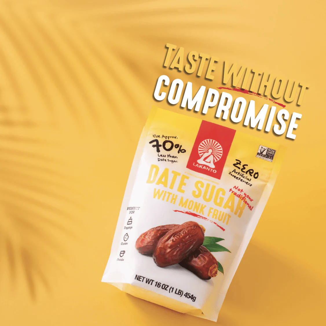 Date Sugar with Monk Fruit 16oz - Image 8