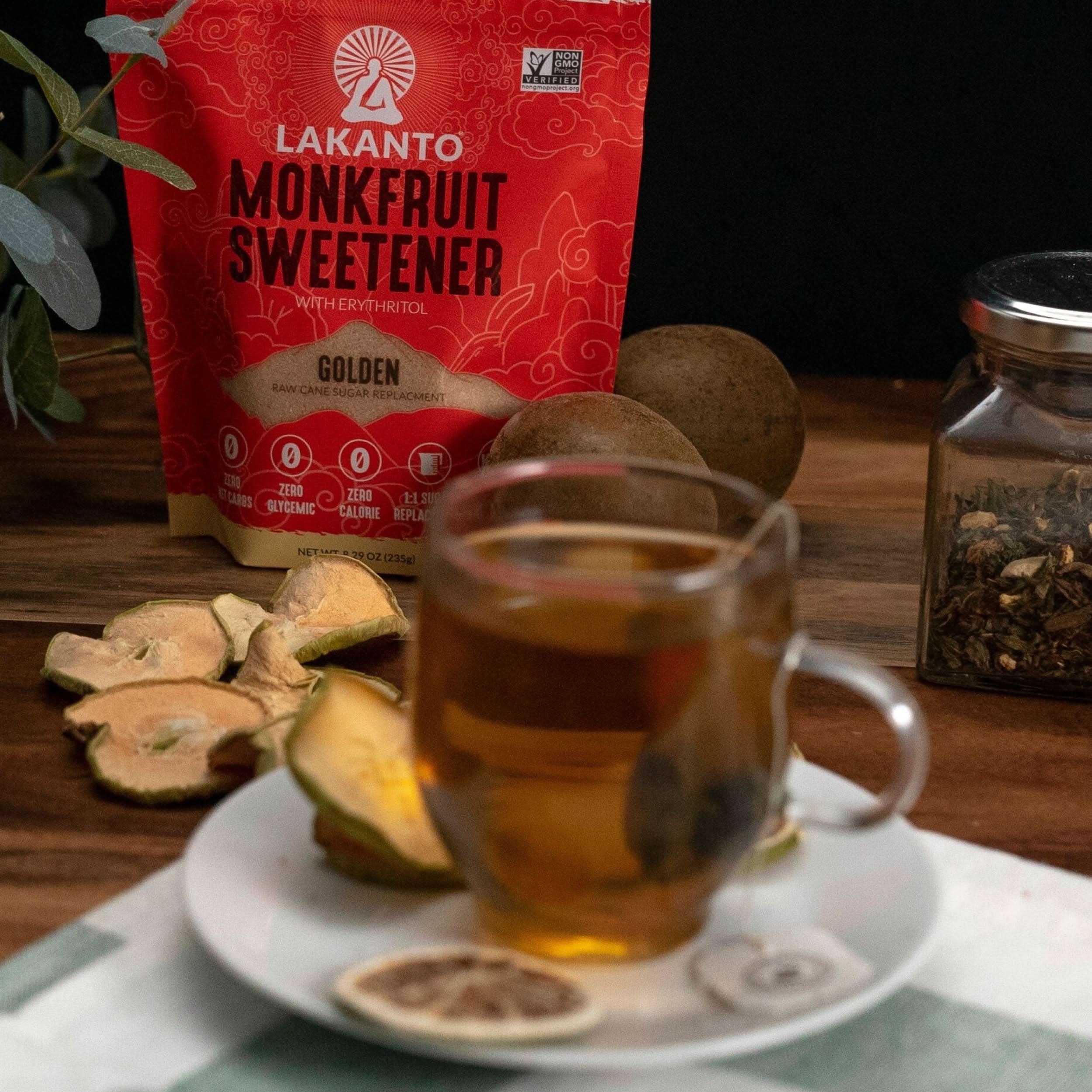 Golden Monkfruit and Erythritol Sweetener - Raw Cane Sugar Replacement - Image 5