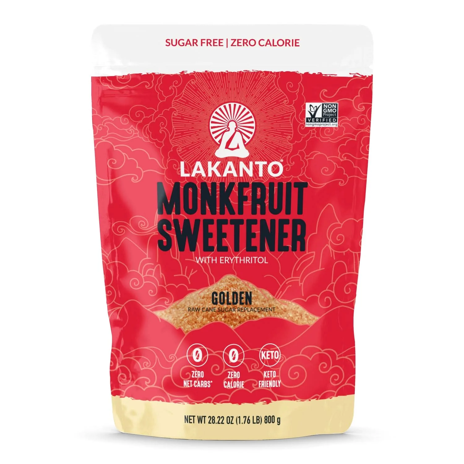 Golden Monkfruit and Erythritol Sweetener - Raw Cane Sugar Replacement - Image 7