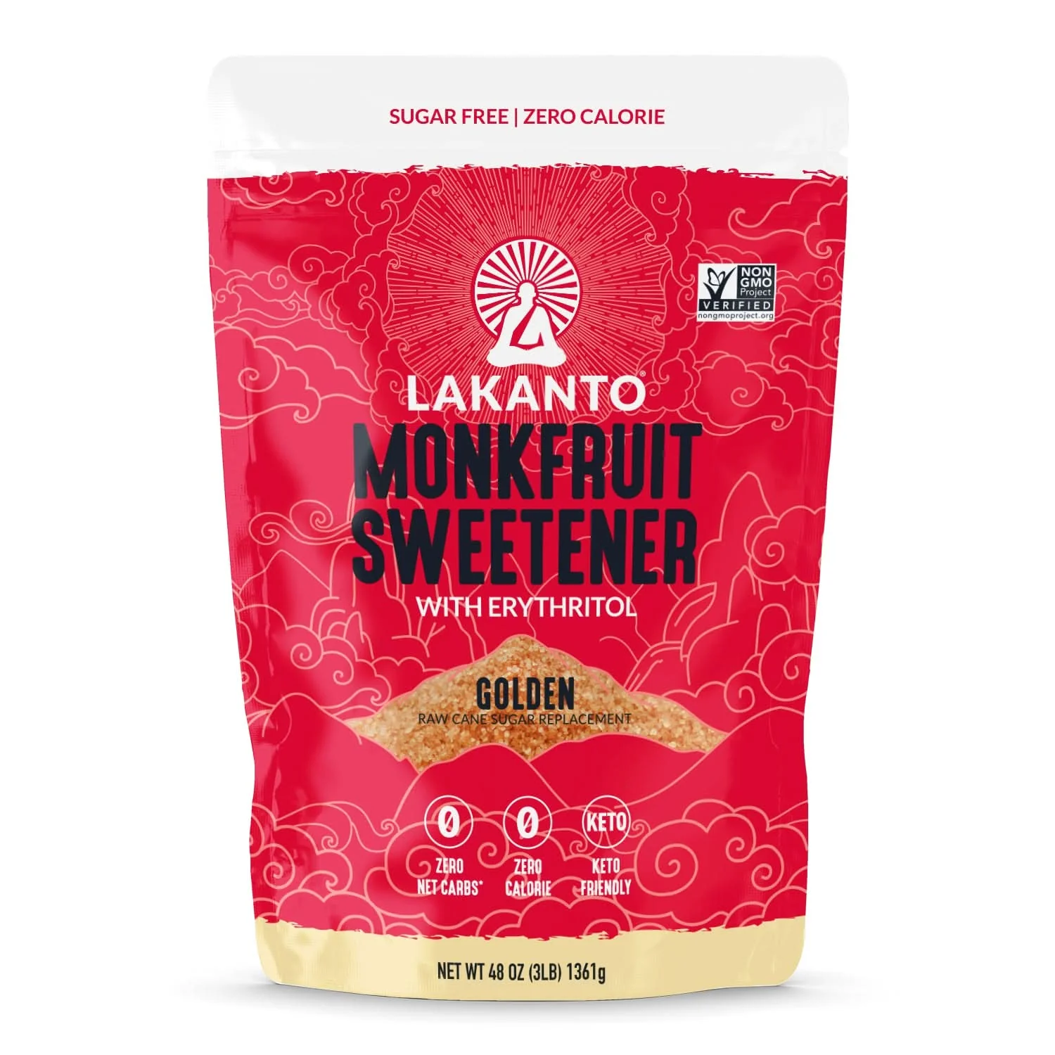 Golden Monkfruit and Erythritol Sweetener - Raw Cane Sugar Replacement - Image 8