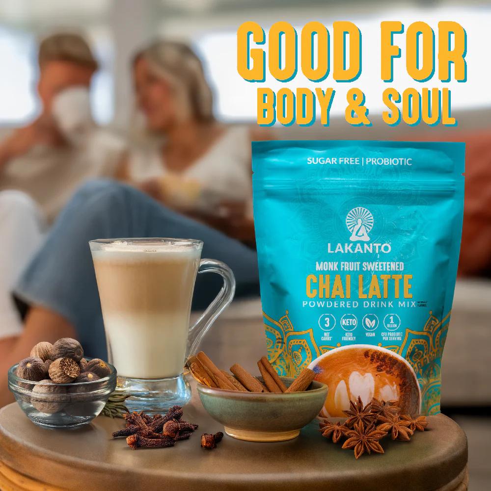 Monk Fruit Sweetened Chai Latte Drink Mix - Image 4
