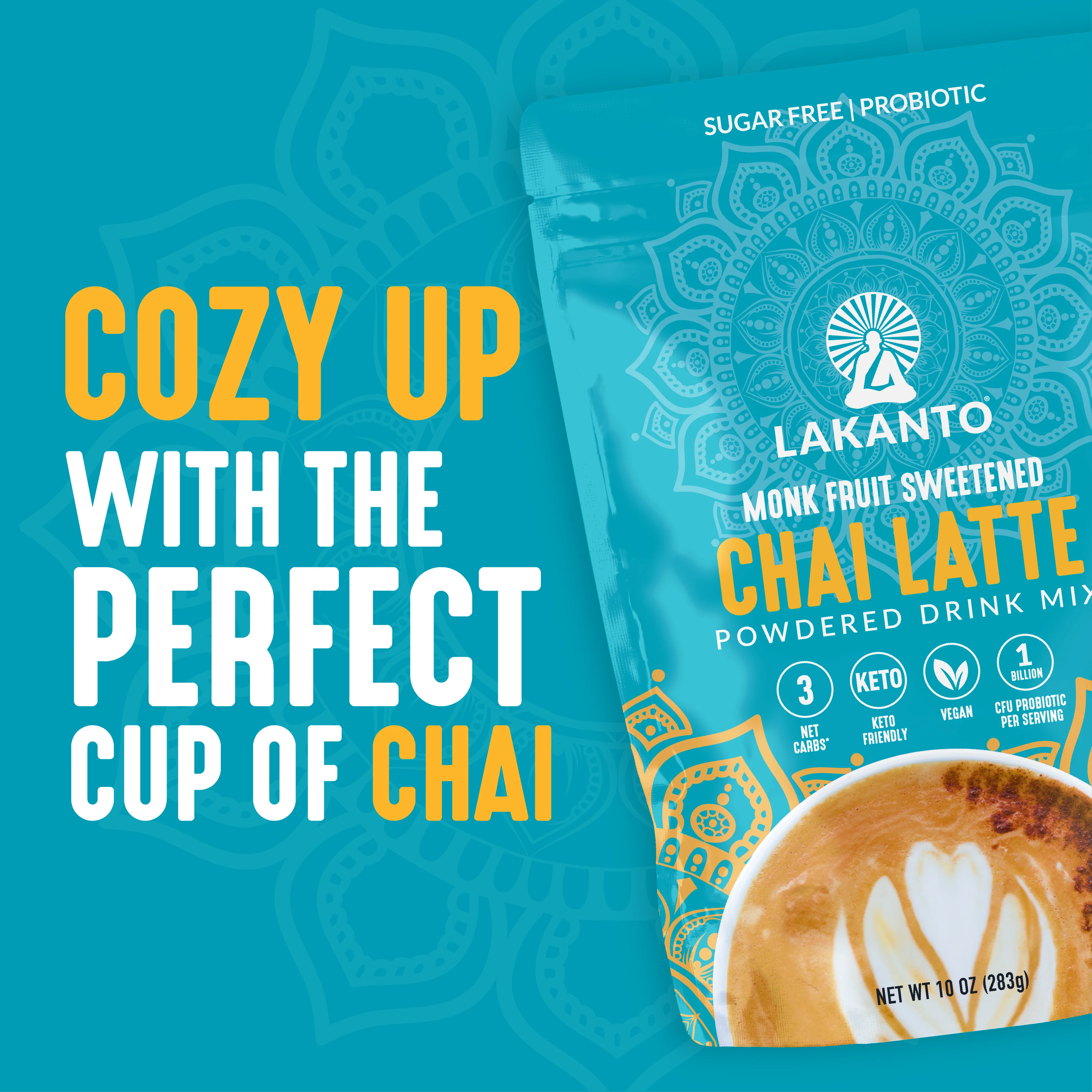 Monk Fruit Sweetened Chai Latte Drink Mix - Image 9