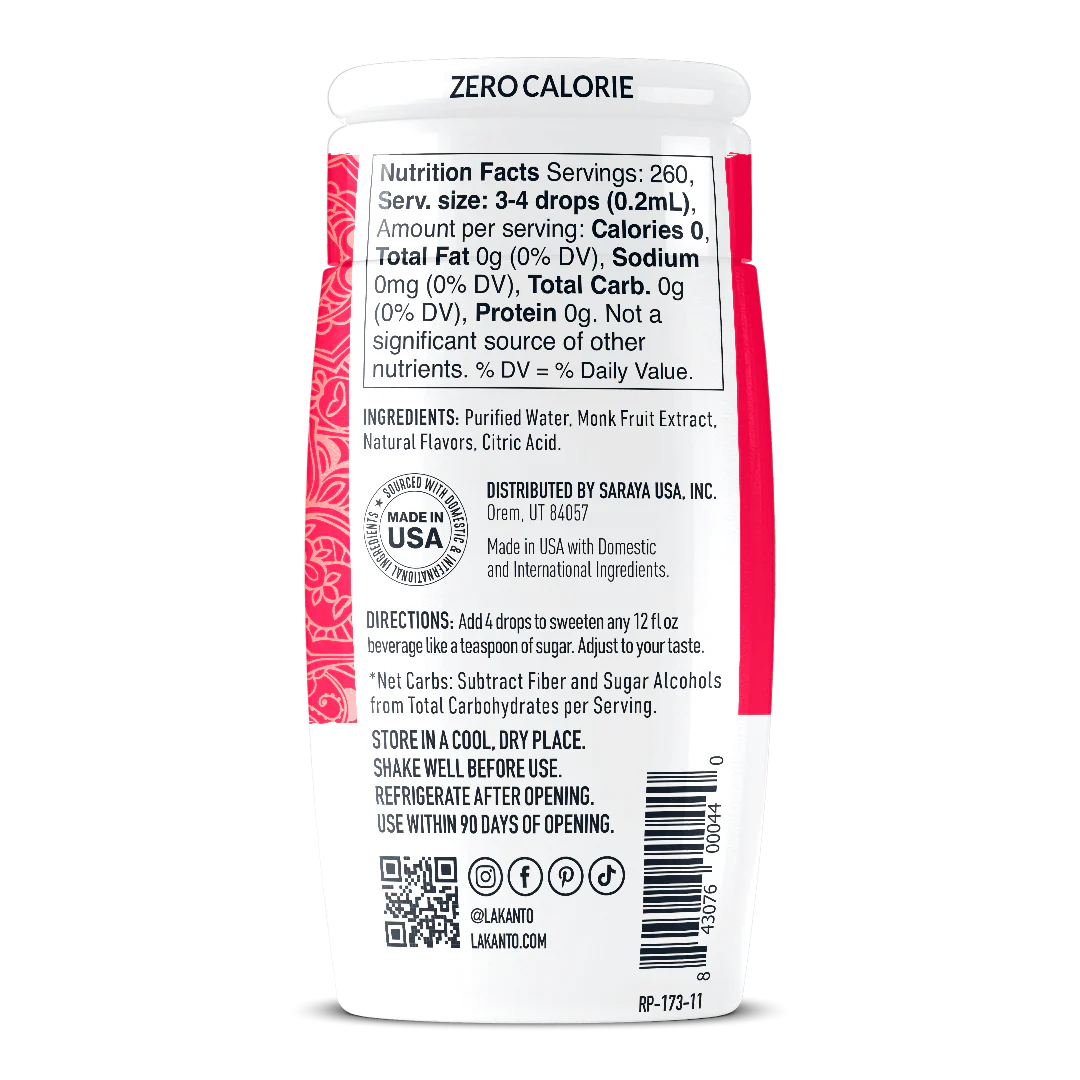 Liquid Monk Fruit Sweetener Extract Drops - Image 3