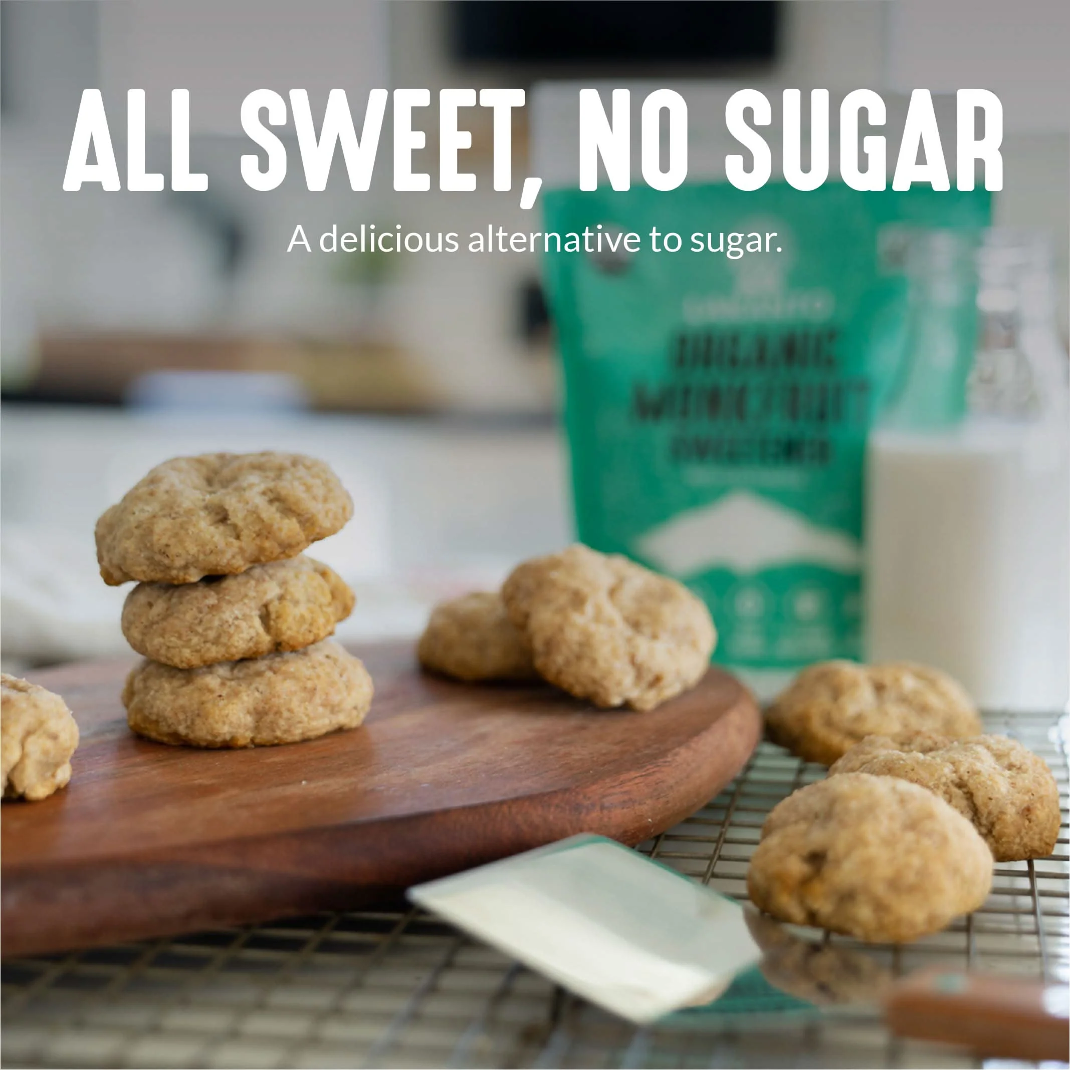 Organic Classic Monkfruit and Erythritol Sweetener - White Sugar Replacement - Image 4
