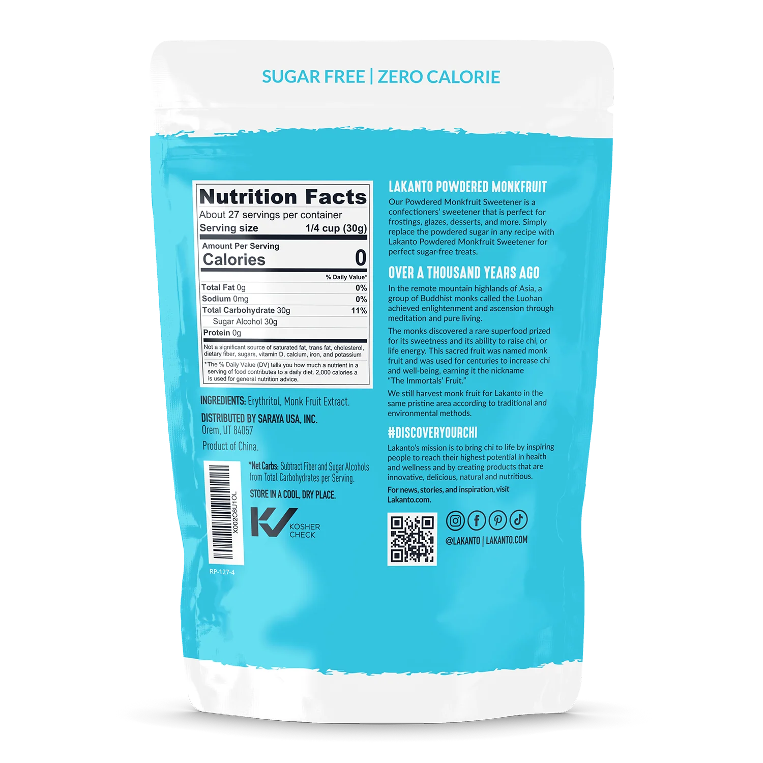 Powdered Monkfruit and Erythritol Sweetener - Powdered Sugar Replacement - Image 8