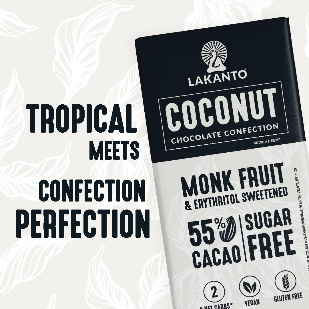 Coconut Sugar-Free Chocolate Bars - Image 5