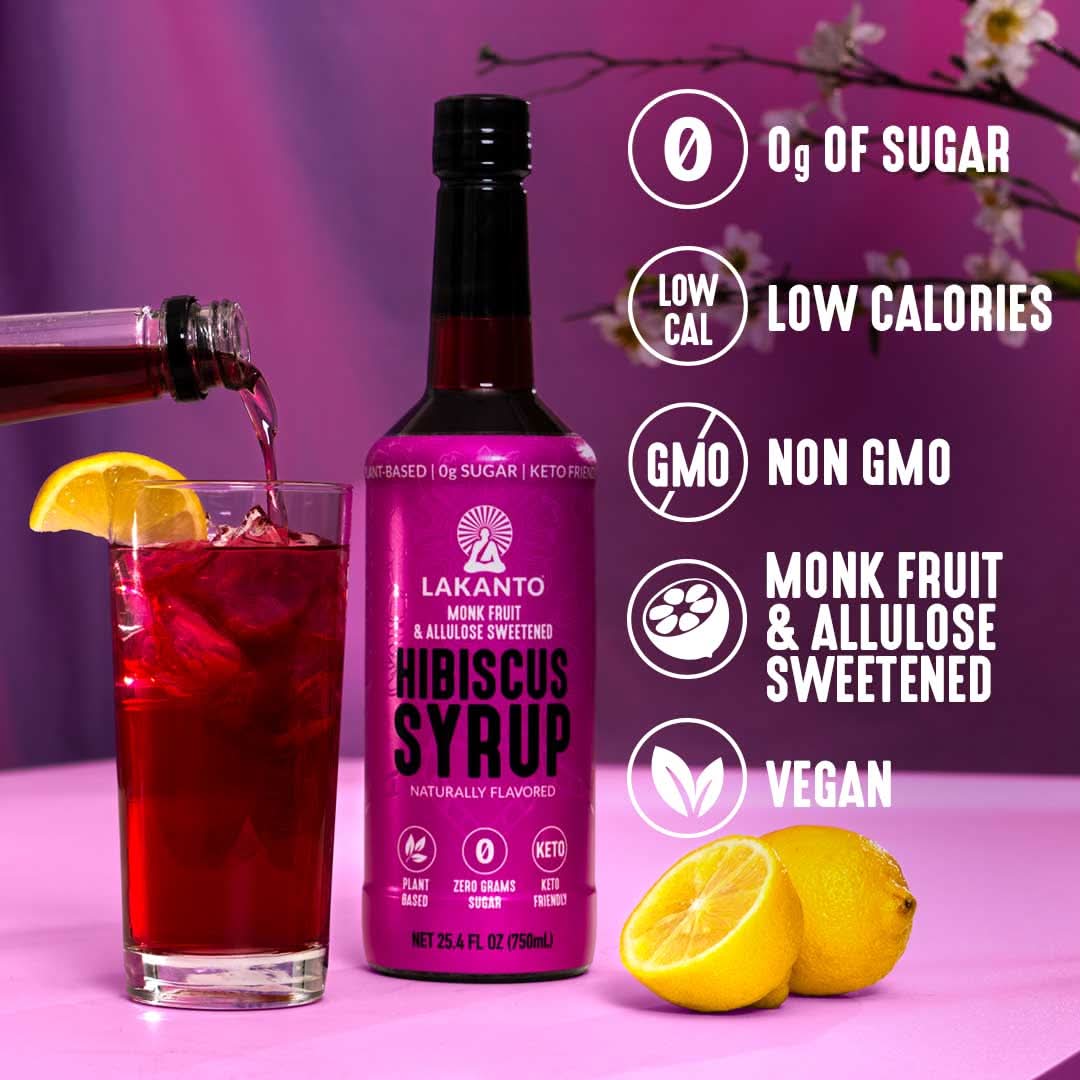 Simple Syrup Hibiscus 25.4 oz - Image 3